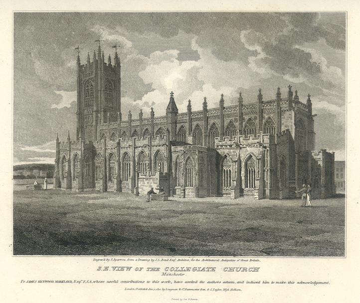 Lancashire, Collegiate Church in Manchester, 1810