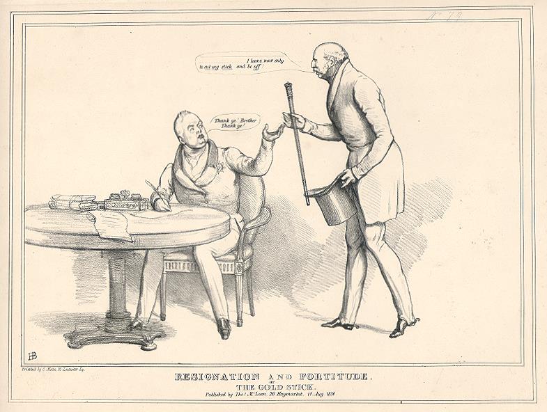 Resignation and Fortitude. John Doyle, HB Sketches, 1830