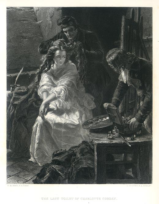 Charlotte Corday (Assassinated Marat in 1793), 1883