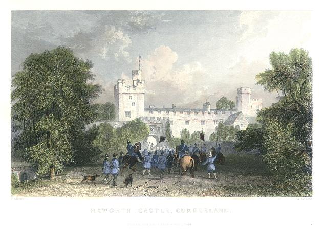 Cumberland, Naworth Castle, 1844