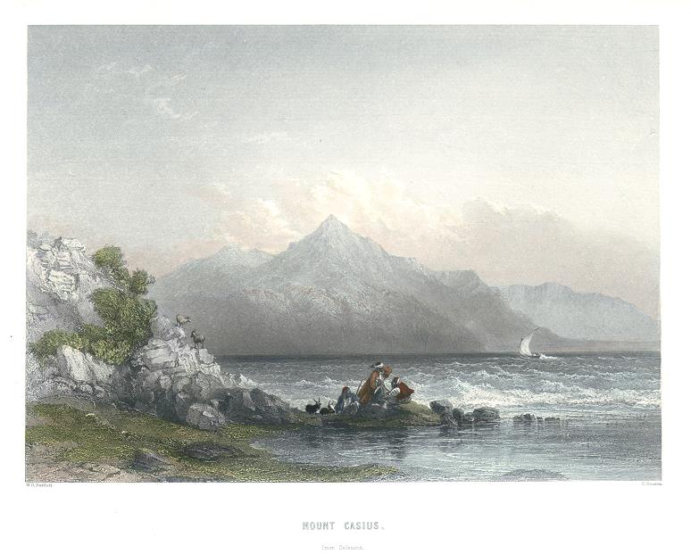 Syria, Mount Cassius from Seleucia, 1856