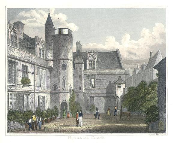 Paris, Hotel de Cluny, 1840