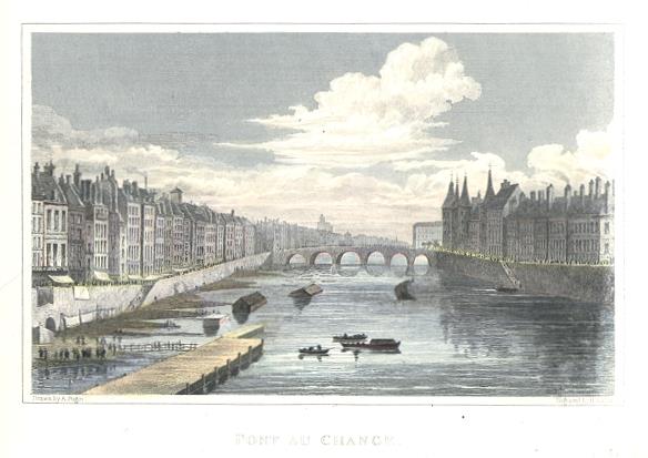 Paris, Pont au Chance, 1840