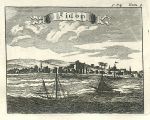 Lebanon, Sidon view, 1712