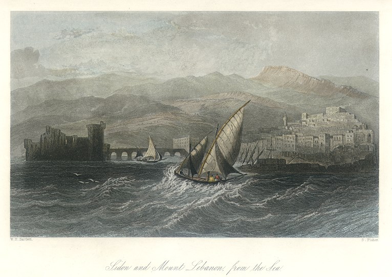 Lebanon, Sidon & Mount Lebanon, 1840