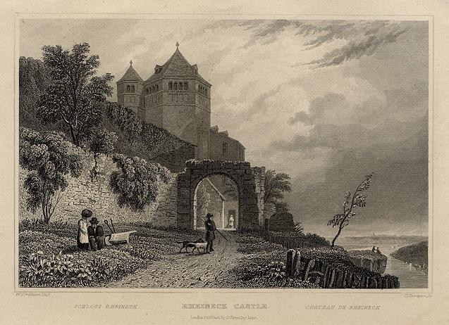 Germany, Rheineck Castle, 1832