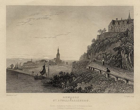 Germany, Remagen & St.Apollinarisberg, 1832