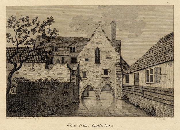 Kent, White Friars at Canterbury, 1786