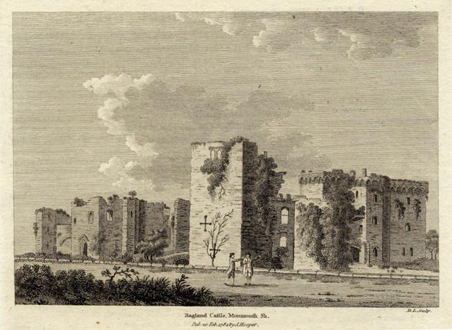 Monmouth, Ragland Castle, 1786