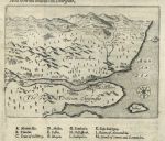 Turkey, Troy area map, 1621