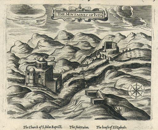 Mountains of Judea, birds-eye plan, 1621