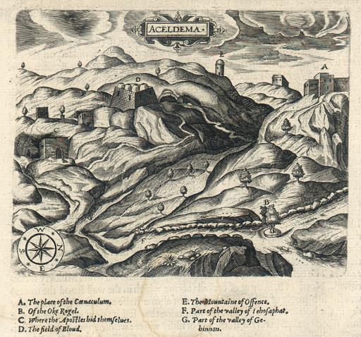 Jerusalem, Aceldama, 1621