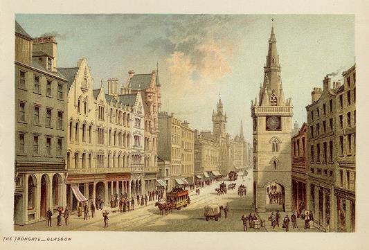 Scotland, The Trongate, Glasgow, 1894