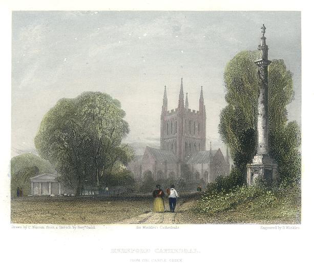 Hereford Cathedral, 1836