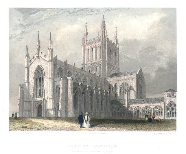 Hereford Cathedral, 1836