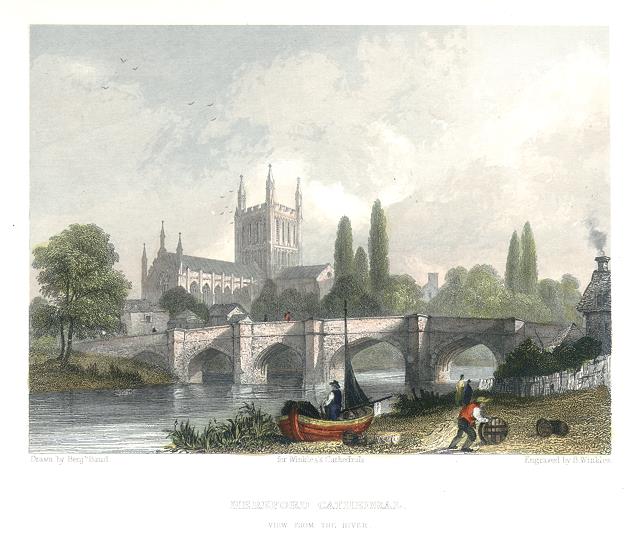 Hereford Cathedral, 1836