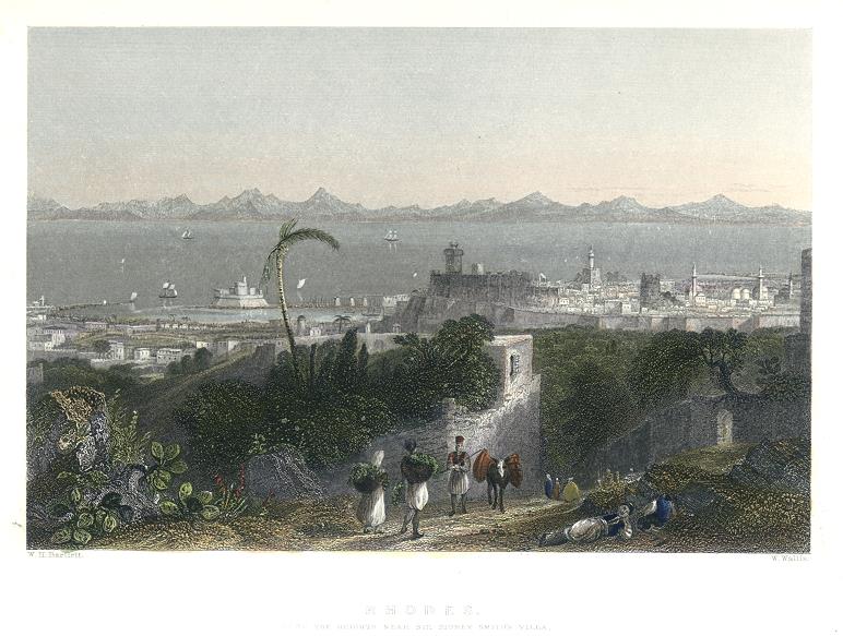 Greece, Rhodes, 1837