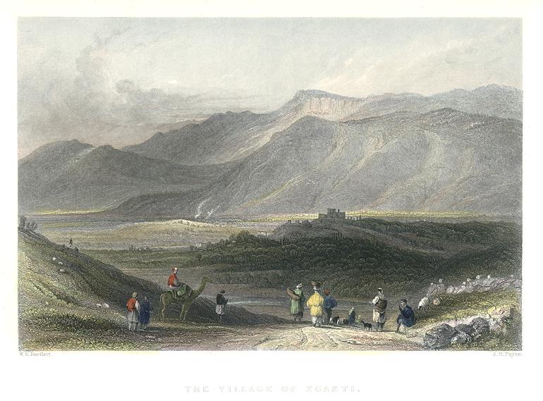 Lebanon, Village of Zgarti, 1837