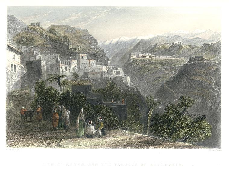 Lebanon, Palace of the Beteddein, 1837