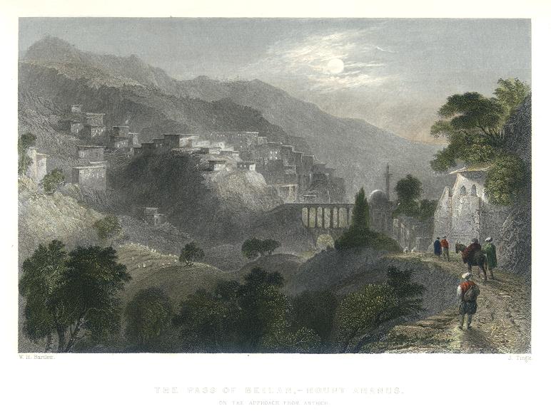 Turkey, Pass of Beilan & Mount Amanus, 1837