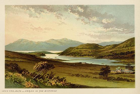 Scotland, Loch Fad, Bute, with Arran in the Distance, 1894