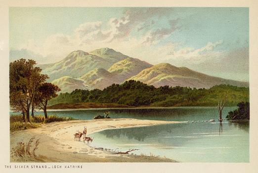 Scotland, Silver Strand, Loch Katrine, 1894