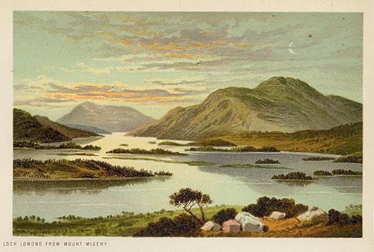 Scotland, Loch Lomond from Mount Misery, 1894