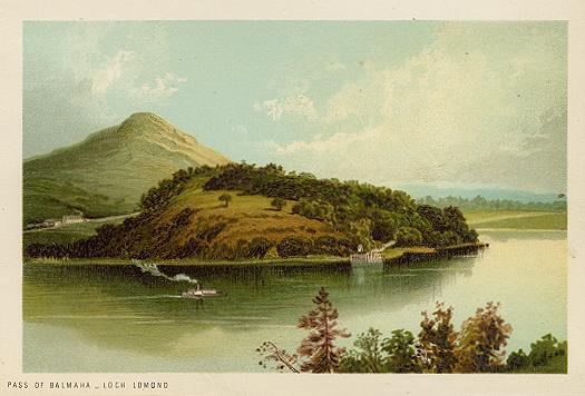 Scotland, Pass of Balmaha - Loch Lomond, 1894