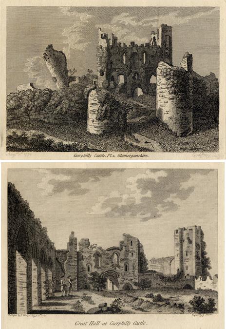 Wales, Caerphilly Castle, 1786