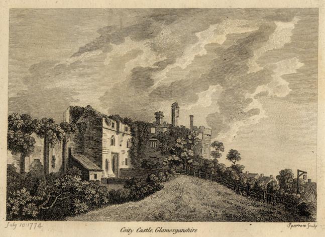 Wales, Coity Castle, 1786