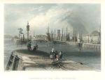 Scotland, Port of Dundee, 1842