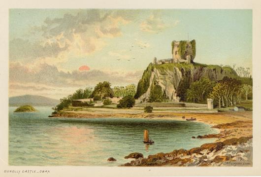 Scotland, Dunolloy Castle - Oban, 1894