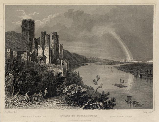 Germany, Ruins of Stolzenfels, 1832