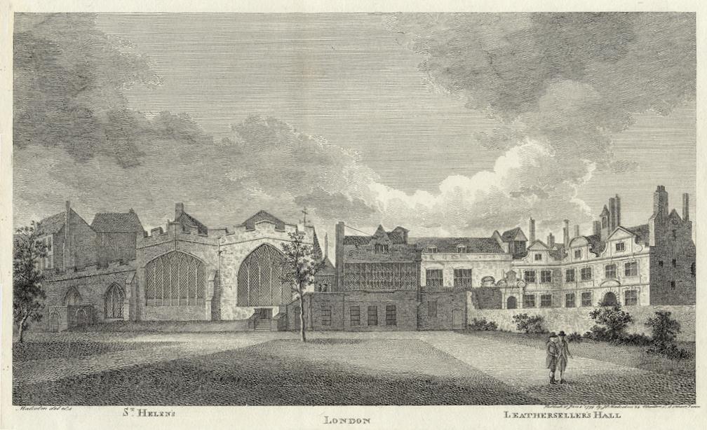 London, Leathersellers Hall & St.Helens, 1800