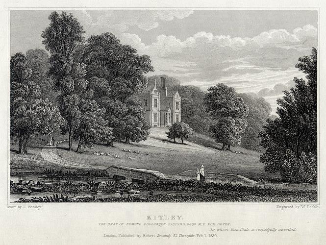 Devon, Kitley House, 1830