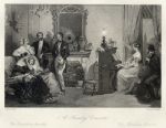 France, Paris, A Family Concert, 1844