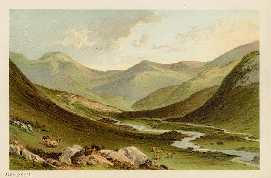 Scotland, Glen Nevis, 1894