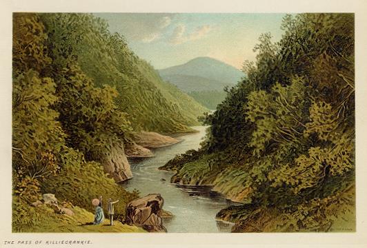 Scotland, The Pass of Killiecrankie, 1894