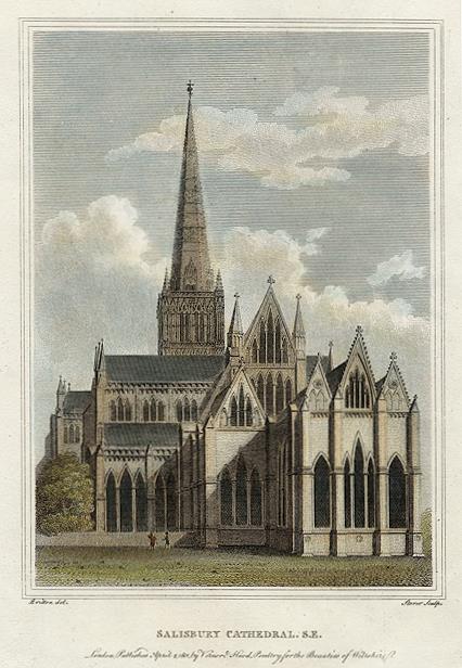 Wiltshire, Salisbury Cathedral, 1801