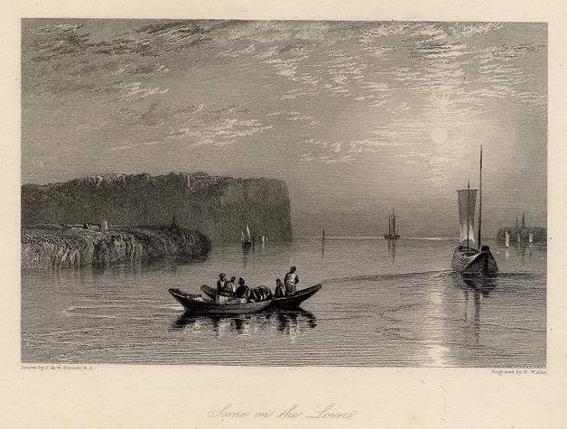 France, Scene on the Loire, 1837