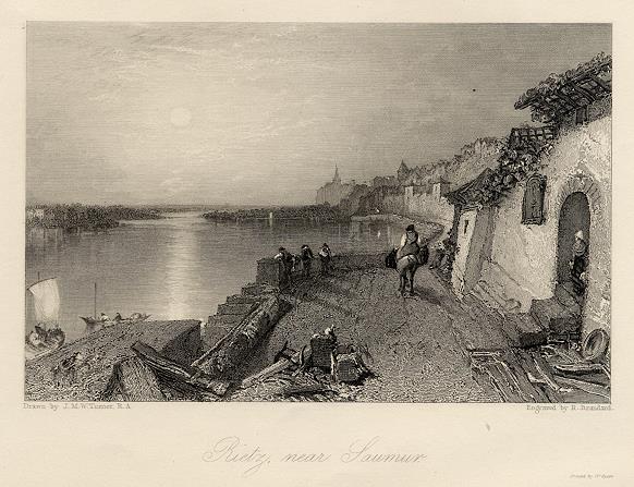 France, River Loire, Reitz, near Saumur, 1837