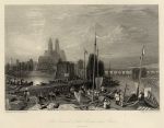 France, Canal of the Loire & Cher, near Tours, 1837