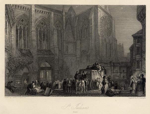 France, St.Julian's, Tours, 1837