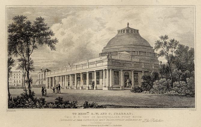 Cheltenham, Montpellier Pump Room & Rotunda, 1838