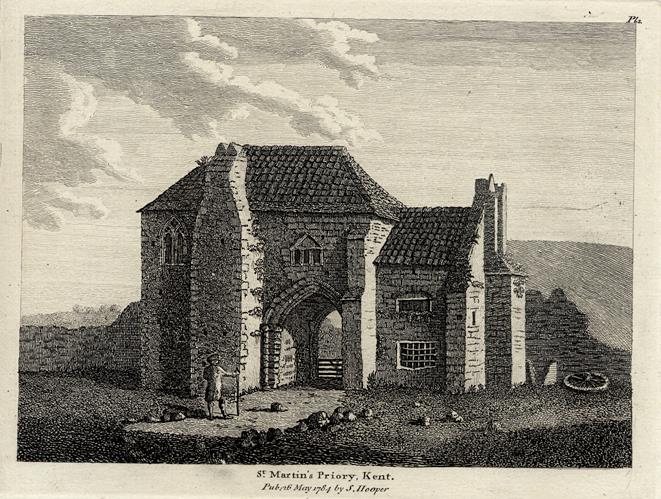 Kent, St.Martin's Priory, 1786
