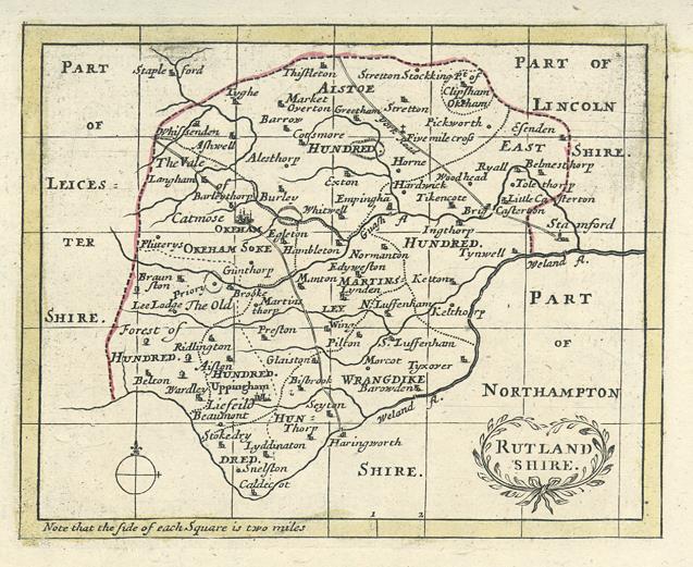 Rutland map, 1786
