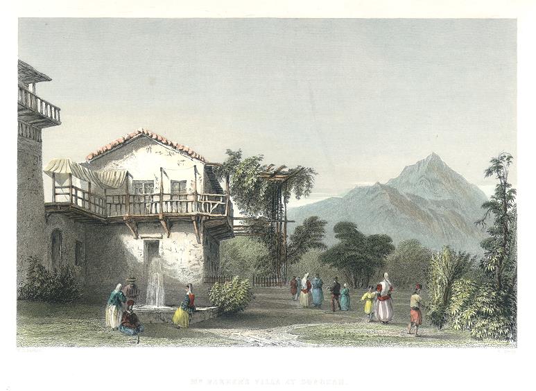 Lebanon, Villa at Suadean, 1837