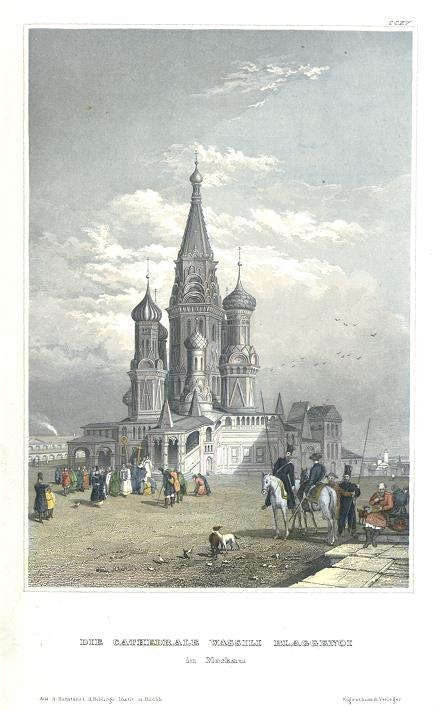 Russia, Moscow, Wassili Blaggenoi Cathedral, 1837