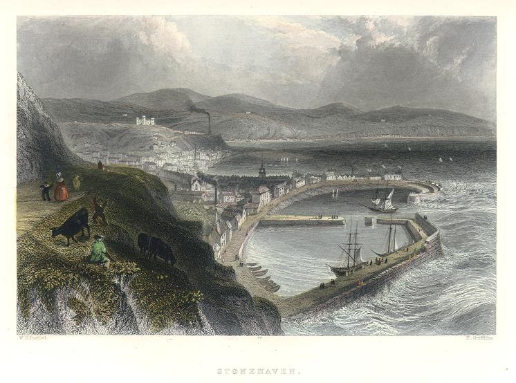 Scotland, Stonehaven, 1842