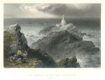 Swansea Bay, Mumbles Rocks and Lighthouse, 1842